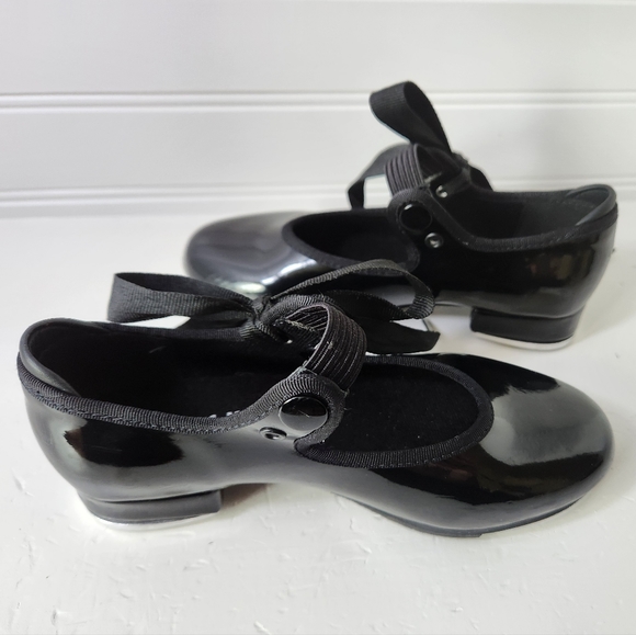 Bloch Annie Tyette Black Tap Shoes Size 11 - Picture 2 of 7